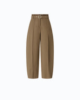 Barrel-fit trousers with belt -  | Pinko