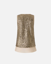 Fully sequinned vest top -  | Pinko