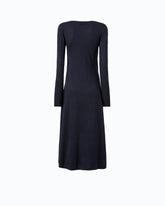Wool midi dress with lace details -  | Pinko