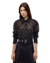 Lace shirt with pockets - Black | Pinko