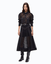 Lace shirt with pockets - Black | Pinko
