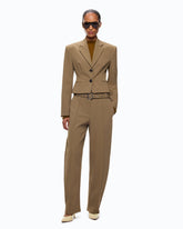 Slim-fit cropped blazer -  | Pinko