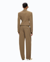 Slim-fit cropped blazer -  | Pinko