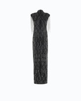 Long dress with crystals and sequins - Black | Pinko