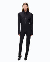 Skinny trousers in bi-stretch technical fabric -  | Pinko