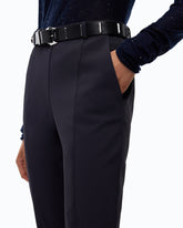 Skinny-fit trousers in two-way stretch fabric -  | Pinko