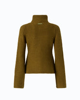 Ribbed cardigan with pockets -  | Pinko