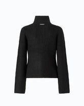 Ribbed cardigan with pockets - Black | Pinko