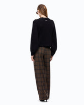 Ribbed sweater with small pocket -  | Pinko