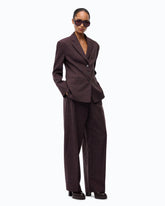 Slim-fit jacket in slub canvas -  | Pinko
