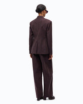 Slim-fit jacket in slub canvas -  | Pinko