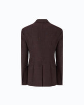 Slim-fit jacket in slub canvas -  | Pinko