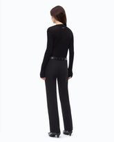 Lightweight ribbed sweater - Black | Pinko