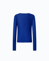 Ribbed cardigan with buttons -  | Pinko