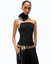 Long jumpsuit with bodice -  | Pinko