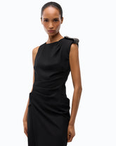 Midi sheath dress with jewel detail -  | Pinko