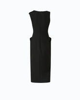Midi sheath dress with jewel detail -  | Pinko