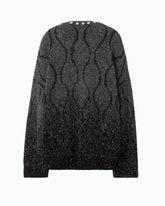 Pullover mit Schmuckkragen und Mikro-Pailletten -  | Pinko