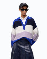 Striped alpaca-blend sweater -  | Pinko