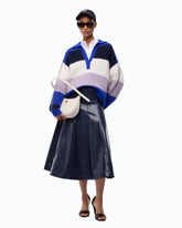 Striped alpaca-blend sweater -  | Pinko
