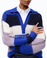 Striped alpaca-blend sweater -  | Pinko