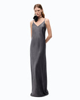 Langes Slipdress-Kleid aus Satin -  | Pinko