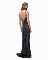 Langes Slipdress-Kleid aus Satin -  | Pinko
