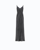 Langes Slipdress-Kleid aus Satin -  | Pinko