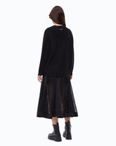 Ribbed wool sweater - Black | Pinko