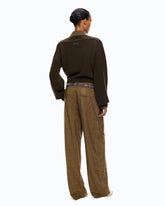 Cropped wool sweater with balloon sleeves -  | Pinko