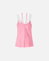 Spotted lingerie top with lace -  | Pinko