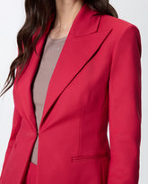 Satin jacket with rear slit -  | Pinko