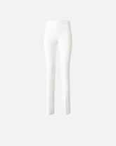 Trousers with adjustable hem slit detail -  | Pinko