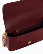 Small Love One Slouchy crossbody bag in smooth leather - Pink | Pinko
