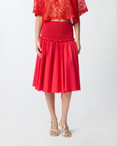 Midi skirt with elasticated band -  | Pinko