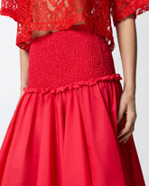 Midi skirt with elasticated band -  | Pinko