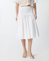 Midi skirt with elasticated band -  | Pinko