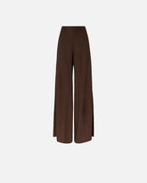 Wide leg linen trousers -  | Pinko