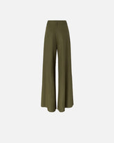 Wide leg linen trousers -  | Pinko