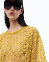 Macramé top with apple motif - Trasparente | Pinko