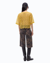 Macramé top with apple motif - Trasparente | Pinko
