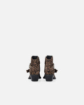 Cowboy boots with studs and animal print -  | Pinko