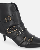 Booties with straps and Love Birds logo -  | Pinko