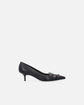 Low leather pumps with straps and studs -  | Pinko