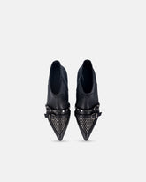 Booties with studs and Love Birds logo -  | Pinko