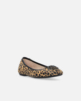 Ballerinas with animal print and Love Birds logo -  | Pinko