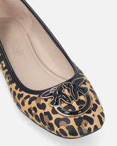 Ballerinas with animal print and Love Birds logo -  | Pinko