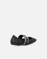 Nappa leather ballerinas with jewel band -  | Pinko