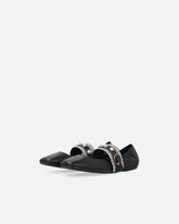 Nappa leather ballerinas with jewel band -  | Pinko