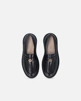 Mokassins aus Leder mit Logo Love Birds -  | Pinko